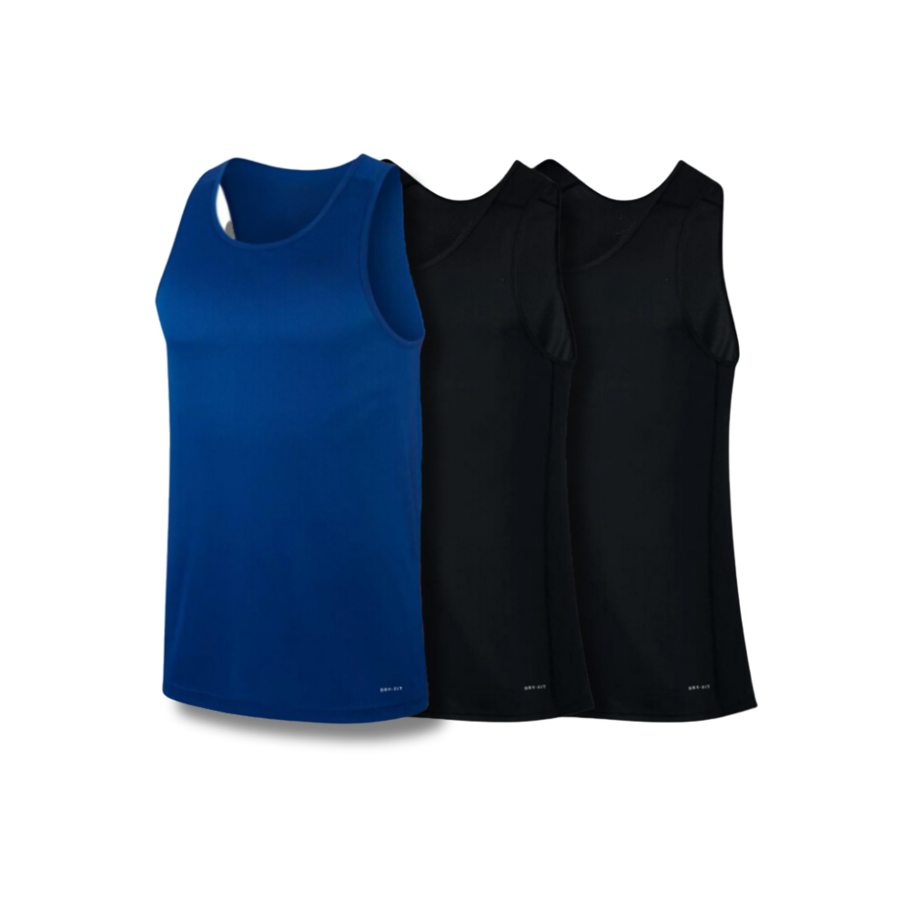 Kit 3 Regatas FitneSmart - Anti Suor e Anti Odor