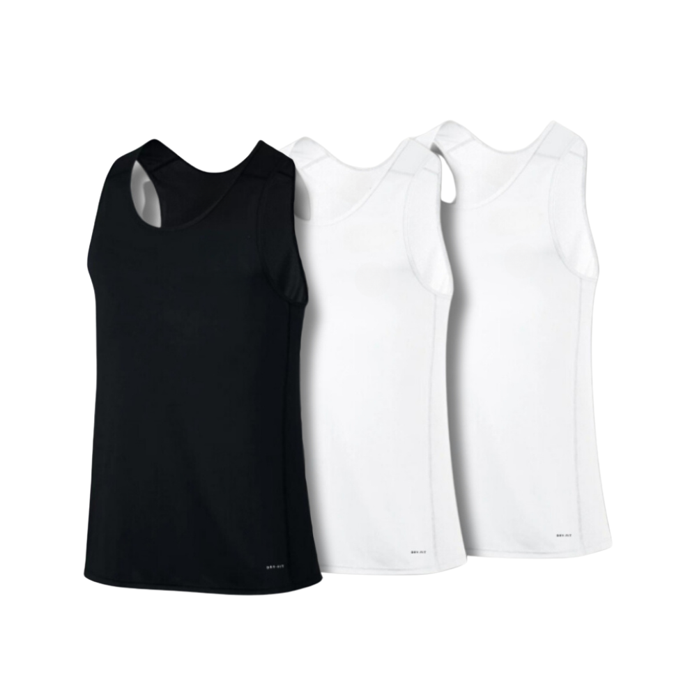 Kit 3 Regatas FitneSmart - Anti Suor e Anti Odor