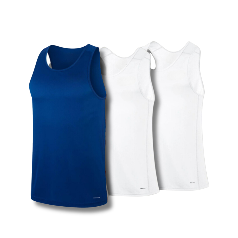 Kit 3 Regatas FitneSmart - Anti Suor e Anti Odor