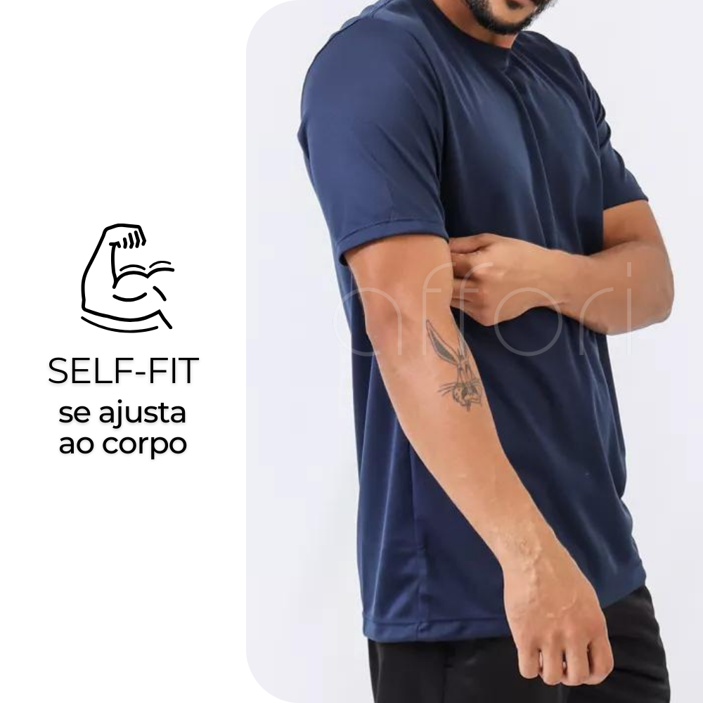 Kit 5 Camisetas Tecnológicas FitneSmart - Anti-Suor
