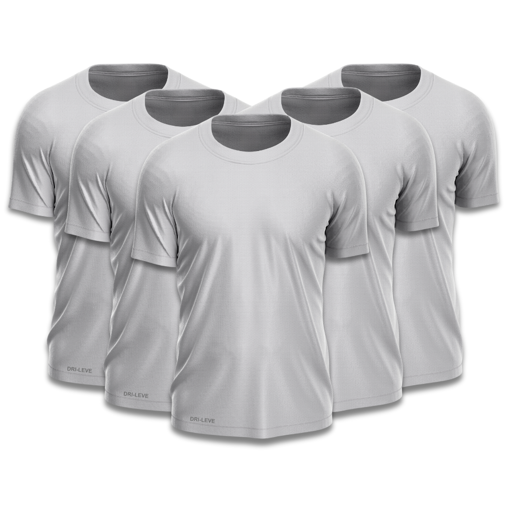 Kit 5 Camisetas Tecnológicas FitneSmart - Anti-Suor
