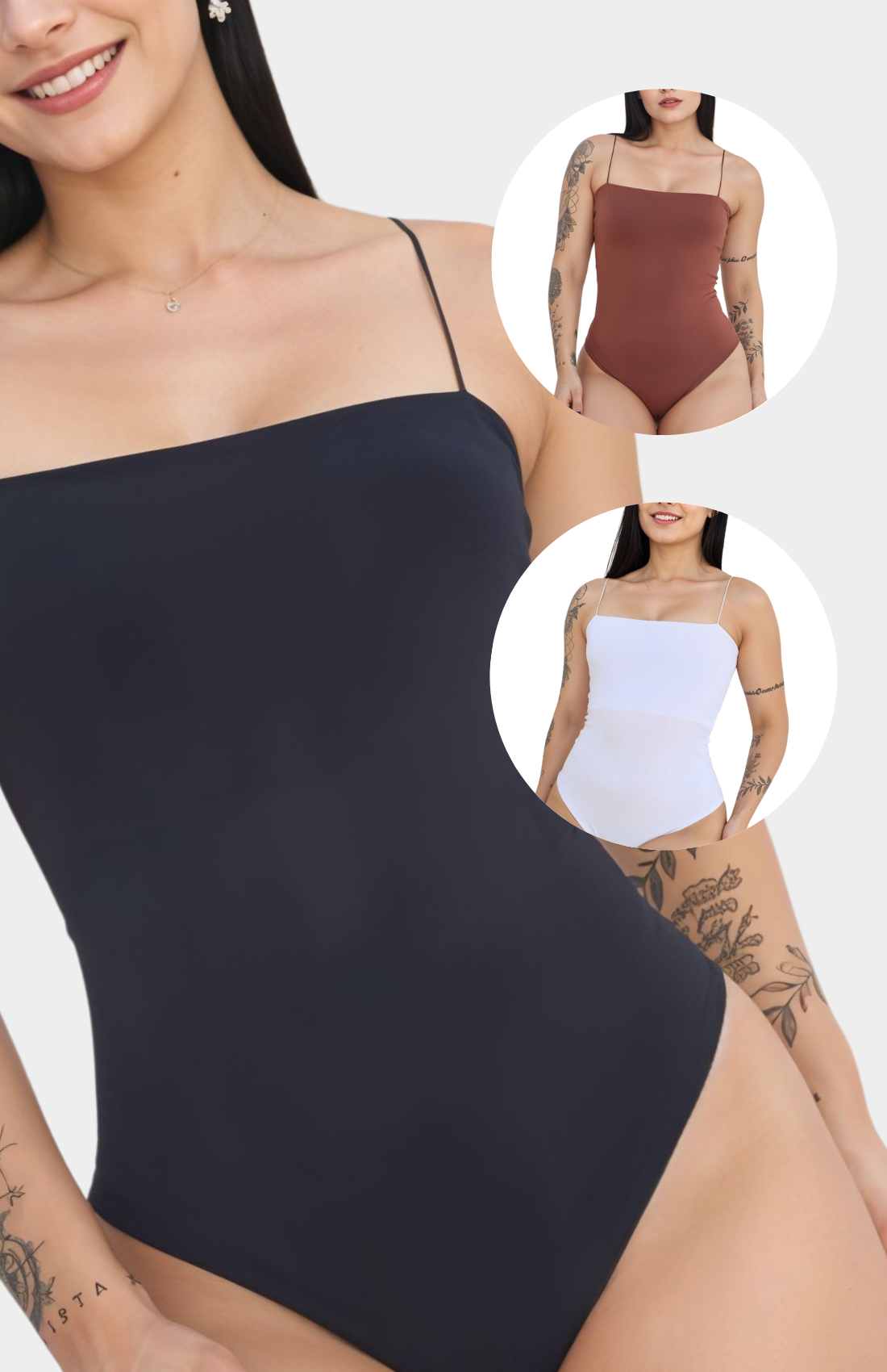 Kit 3 Bodys Regata Alcinha - Line