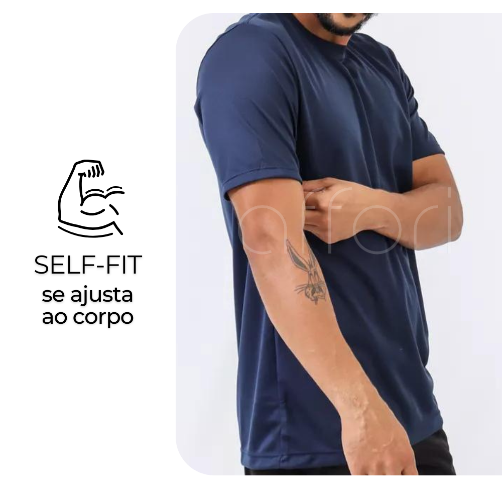 Kit 7 Camisetas Tecnológicas Fitnesmart Affori - Anti Suor