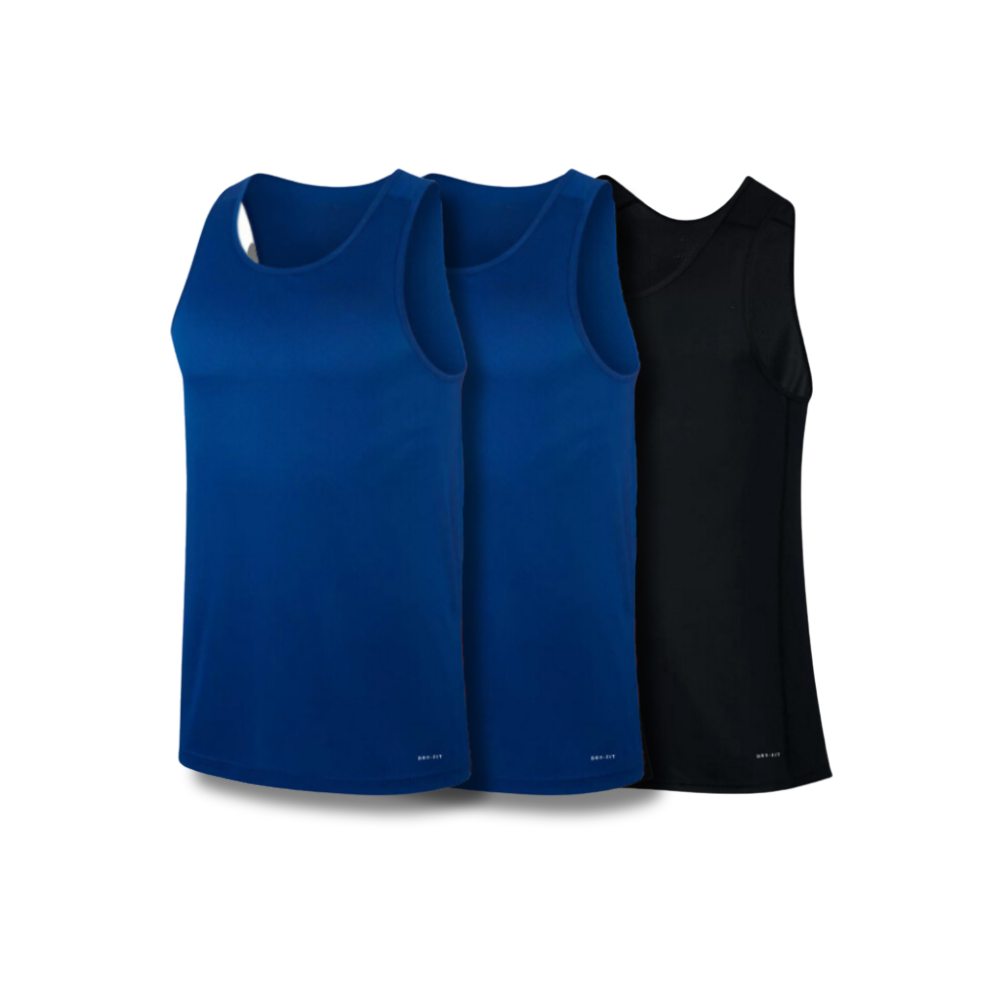 Kit 3 Regatas FitneSmart - Anti Suor e Anti Odor