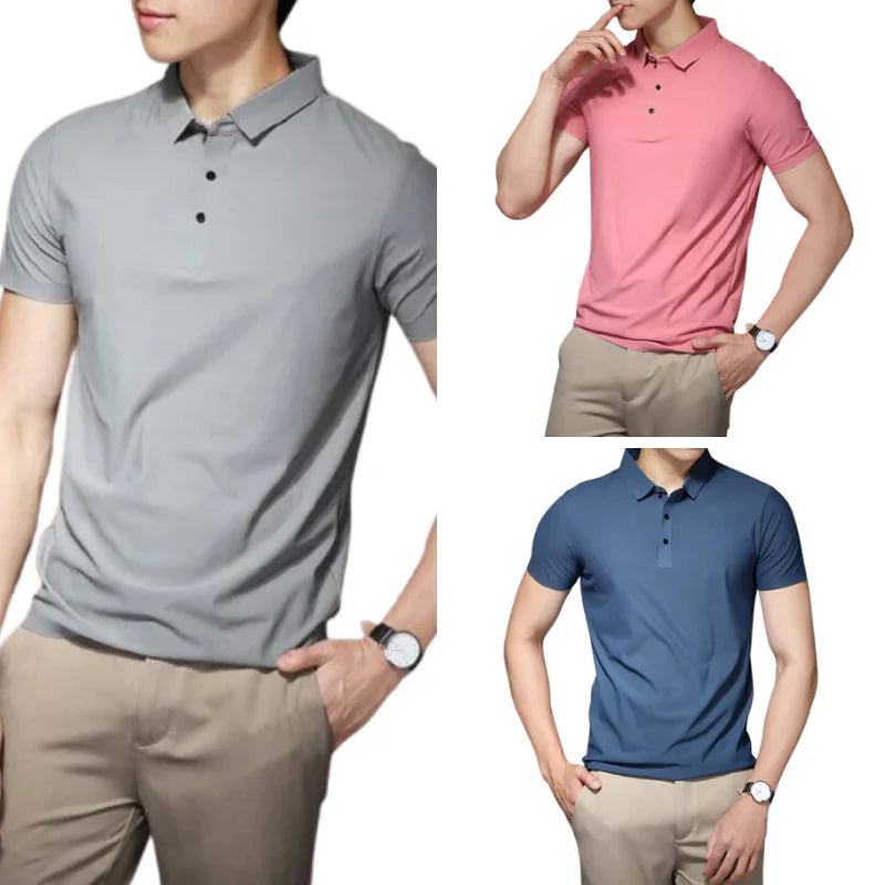 Gola Polo Masculina Anti-Odor e Anti-Amassado [Compre 1 Leve 3]