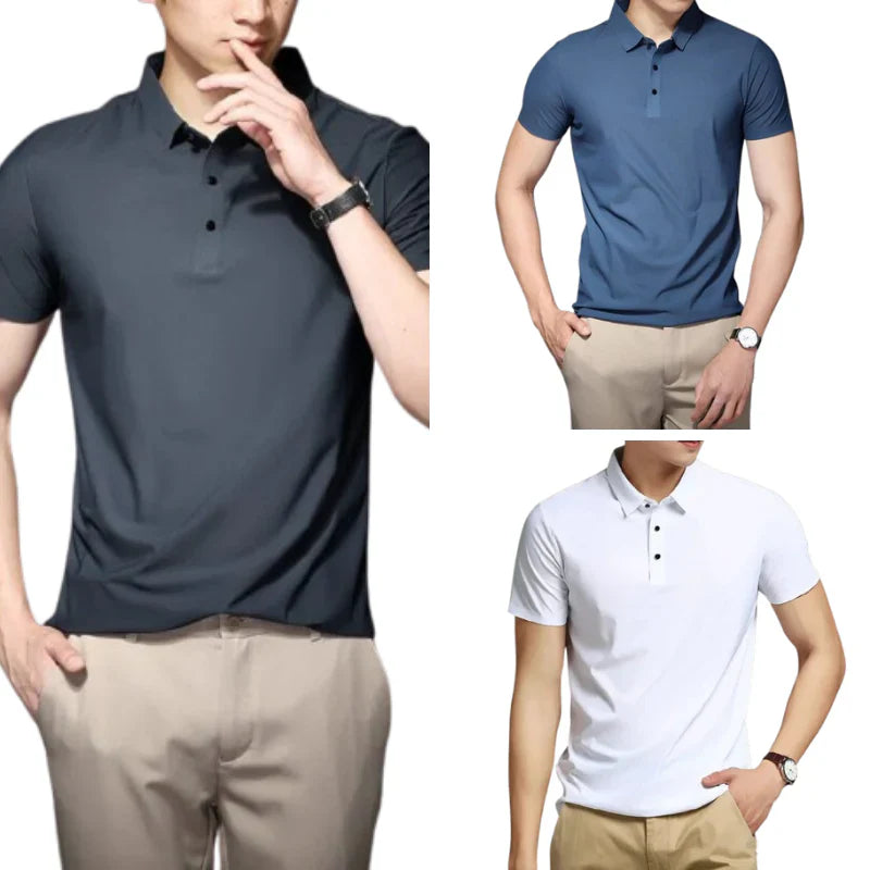 Gola Polo Masculina Anti-Odor e Anti-Amassado [Compre 1 Leve 3]